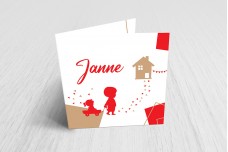Huisje met vlakken Huisje met vlakken